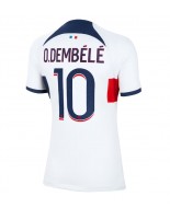 Paris Saint-Germain Ousmane Dembele #10 Venkovní Dres pro Dámské 2023-24 Krátký Rukáv